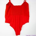 Eloquii NEW‎  red Tie Front Bustier Bodysuit, 18 Photo 6