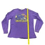 Vtg Harley Davidson Purple T Shirt L Cajun Lafayette, LA Mardi Gras Long Sleeve Size L Photo 2