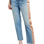 AMO Loverboy in indigo Adobe ribbon high rise ankle length jeans size 26 Blue Photo 0