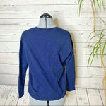 Madewell  Navy Blue Pullover Long Sleeve Sweatshirt Photo 2