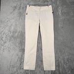 Massimo Dutti  Pants Womens 4‎ 28” Khaki Tan Straight Streetwear Everyday Casual Photo 1