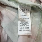 L'IDÉE Olympia Gown pleated floral green maxi dress size 12 Photo 5