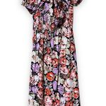 Lila Rose Lily Rose junior large midi dress puff sleeve tie back all over floral print nwt Photo 1