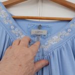 cupio Embroidered Dress Nightgown Flutter Sleeve Cottage Core Lounge Size XL Photo 4