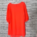Vibrant Women's Blouse‎ in Coral Orange Size M Photo 1