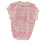Fame Istanbul Women’s Pink Cream Knit Sweater Vest V Neck NWT Size M Size M Photo 1
