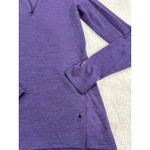 Smartwool  Purple 1/4 Zip Pullover Size Small Photo 2