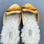 Birdies  Phoebe Saffron Gold Bow Mule Size 9 Photo 3