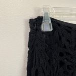 EXPRESS Crochet Midi Skirt Size 4 Black Boho Whimsygoth Sheer Overlay NWT Photo 6