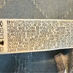 Forever 21 Zip Up Denim Mini Dress Diamond Pattern Stitched Juniors Sz Large Y2K Photo 6