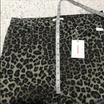 Good American Good Waist Crop In Sage Leopard Size 16 Photo 9