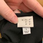 A New Day Black Sleeveless Midi Tank Dress Side Slit Casual Women's Size Large Photo 4