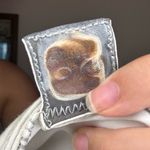 Fendi  White Cream and Pink Vintage Jersey Baguette Bag Authentic Photo 8