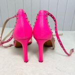 Vince Camuto Hot Pink Studded leather strap heels Size 9M New Photo 6