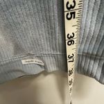 Croft & Barrow  Light Blue Long Sleeve Luxe Velour Nightgown Photo 4