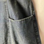 Lane Bryant NWT WO SIZE 26 DENIM MIDI DENIM SKIRT PLEATS POCKETS Photo 3