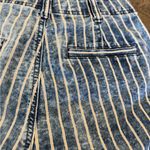 American Eagle  Striped Soft Denim Shorts Photo 5