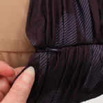 Vera Wang Lavender Label Purple Strapless Bow Jacquard Cocktail Dress Size 8 Photo 4