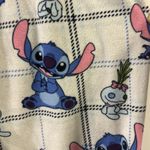 Disney Lilo Stitch Drawstring Waist Gray Blue Jogger Pajamas Pants PJ Womens S Photo 4