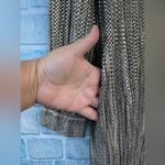 SABINA MUSÁYEV Tied Shimmer Tunic dress size small Silver Photo 4