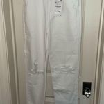 ZARA Mom Fit White Jeans Photo 0