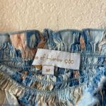 House of Harlow 1960 Zoey Ruched Flutter Sleeves Blue Floral Maxi Dress Size M Size M Photo 4