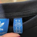 Adidas  Originals Women's Trefoil Crew satin blue pullover Sweatshirt size medium Photo 5