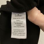 Lulus Catch a Crutch black fringe crop womens pants L Size L Photo 9