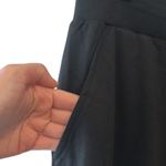 Badgley Mischka Black French Terry Joggers Pants with Pockets Size Medium NWT Photo 2