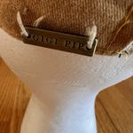 Gigi Pip Hat Cap Adult Tan Beige Adjustable Leather Strap Lined Casual‎ Corduroy Photo 7