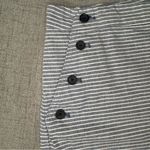 Banana Republic  White Pinstripe Chambray Sailor Pique Shorts Size 14 Photo 5