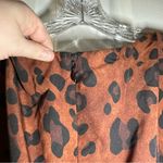 Zapelle Brown/Black Animal Print Short Sleeve Aline Midi Dress size 1X Photo 12