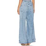 Free People We The Free Curvy Outlaw Wide Leg Pants in Drizzle | NWOT Photo 6
