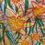 Lilly Pulitzer Franco Strapless Daffodils Floral Print Yellow & Green Dress Photo 6