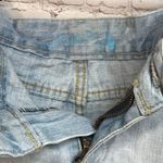 Rue 21 Pale Distressed mini denim skirt Size 11/12 Photo 1