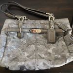 Coach Grey and Silver Chelsea Signature Jayden Carry All Hand Bag Os Photo 2