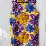 Trifari Farm Rio Floral Sleeveless Quilted Shift Mini Dress, Size XXL Photo 4