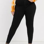River Island New High Rise Skinny Jeans Kaia Black Stretch Denim Plus Size 20 Photo 3