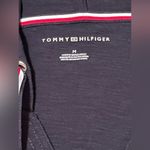 Tommy Hilfiger Tommy‎ Hilfiger Hood V Neck Pockets Roll Tab Navy Blue Shirt Size M Nautical Photo 4