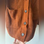 Everlane Alpaca Wool Cocoon Button Cardigan in Rosewood $165 MSRP Photo 4