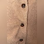 Miami Francesca’s Tan Button-Up Long Teddy Coat Photo 2