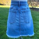 Miss Me Distressed Denim Mini Skirt Photo 4