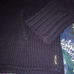 Armani Exchange AX 2-Pocket Navy Blue Lambswool Knit Zip Cardigan Hooded Jacket EUC Men’s L Photo 7