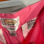 Talbots  Stretch Chino Shorts Flat Front 6" Inseam Womens 10 Pink Golf Summer‎ Photo 6