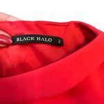 Black Halo - Red Nuelle Petal Sleeve Dress - Size 2 Photo 1