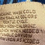 Chico's Easywear  Blue White Striped Open Front Cardigan Blazer 3/4 Sleeves Large Photo 14