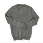 Uniqlo Women’s 100% Cashmere V Neck Sweater Gray, Sz S, Preppy Minimalist Cozy Photo 2