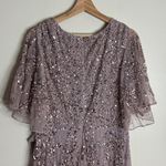 Mac Duggal SEQUINED BUTTERFLY SLEEVE HIGH LOW GOWN dress size 12 Photo 9