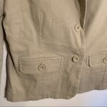 Guess Vintage Jeans 2 Button Blazer Beige Photo 4