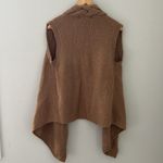Anthropologie Copper Knit Braided Vest Sweater | Size Small Photo 5
